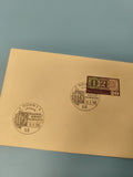 Ancienne enveloppe philatélie 1965 cachet Bonn timbre collection vintage