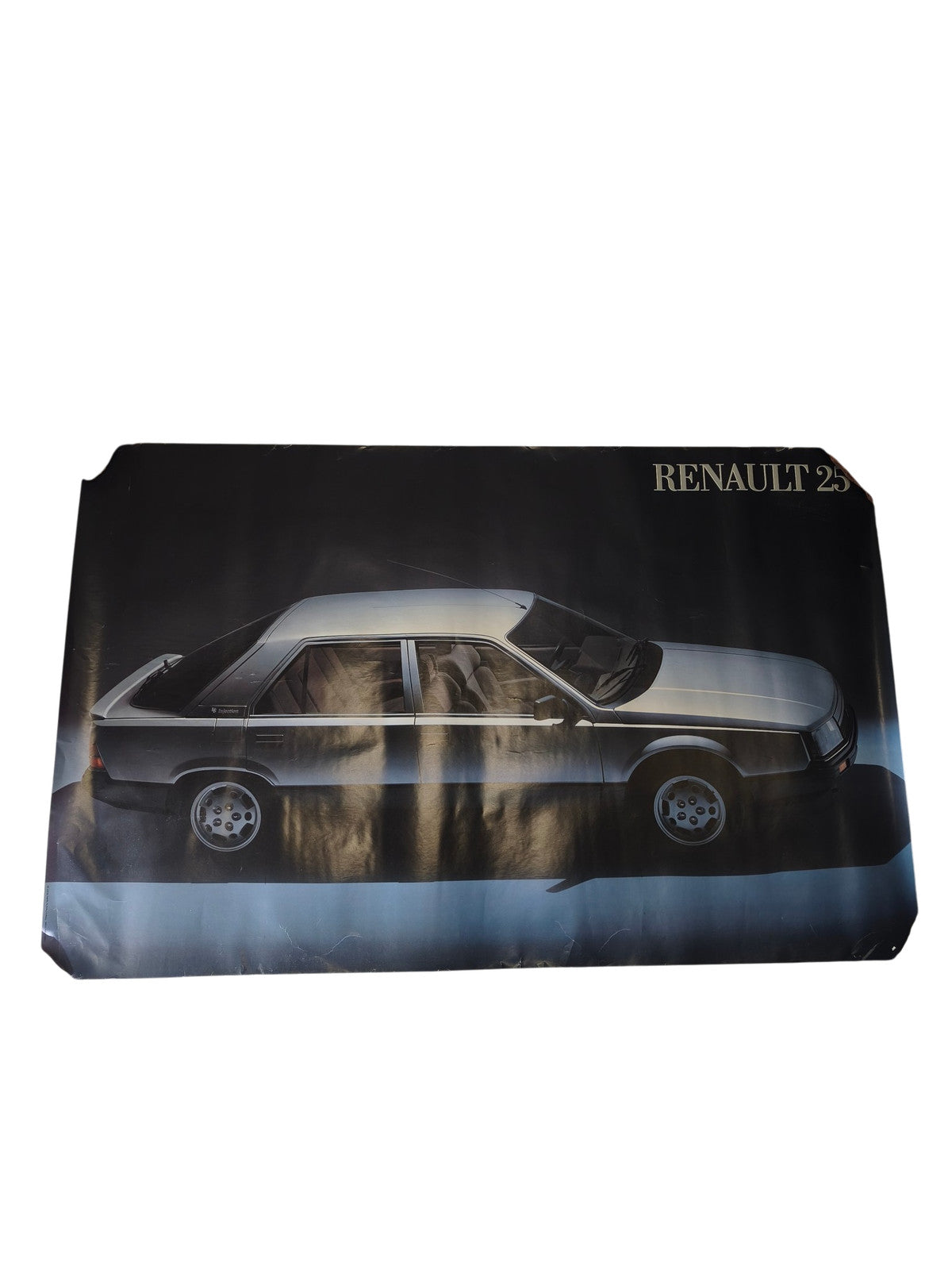 Affiche ancienne Renault 15 grand format rétro vintage pour collection auto déco