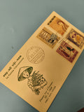 Ancienne enveloppe FDC Vietnam 1969 Femmes timbres illustrés premier jour
