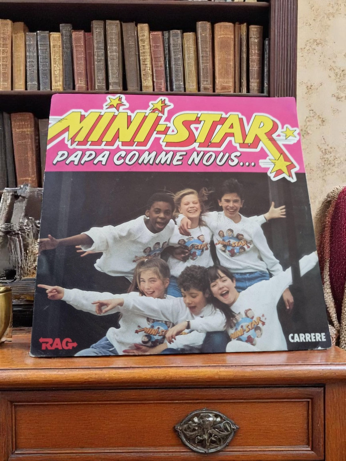 Vinyle 45T Mini Star Papa Comme Nous Vintage Années 80 Rétro Collection