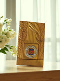 Plaque bronze vintage Chambre Syndicale Maîtres Coiffeurs Paris Art déco