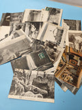 Lot cartes postales anciennes CPA lieux variés noir et blanc, collection (Ref 8)