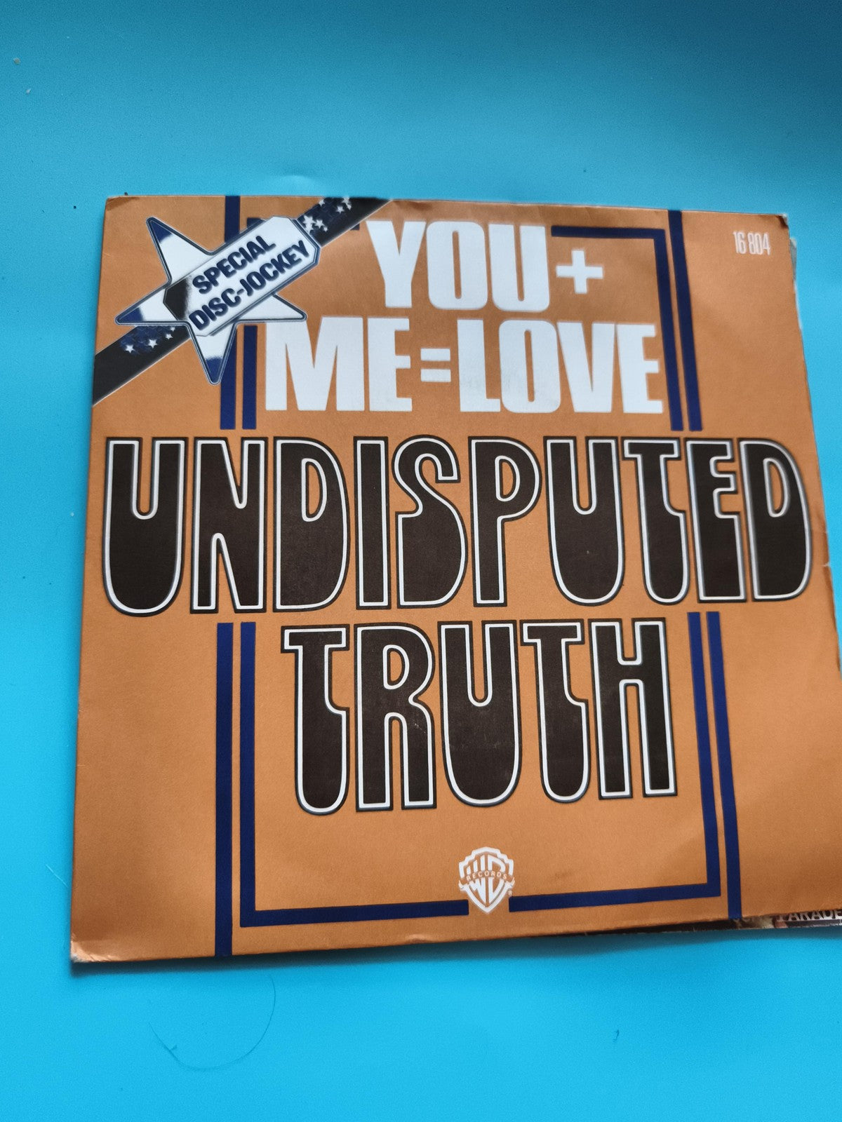 Vinyle 45 tours Undisputed Truth You + Me = Love Special Disc Jockey