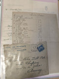 Ancienne enveloppe philatélie 1910 Thonon-les-Bains Annecy manuscrite collection