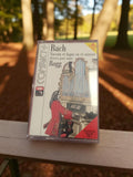 Cassette audio vintage Bach Compact+ Rogg orgue ancien EMI rétro musique classiq