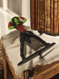 Figurine Marvel Gamora métal vintage rare, peinture polychrome, Guardians
