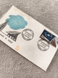 Lettre Premier Jour Radiotélescope Nançay 1963 philatélie ancien FDC