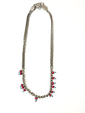 Collier ancien vintage signé SMPB, bijou rétro de collection, authentique occasi