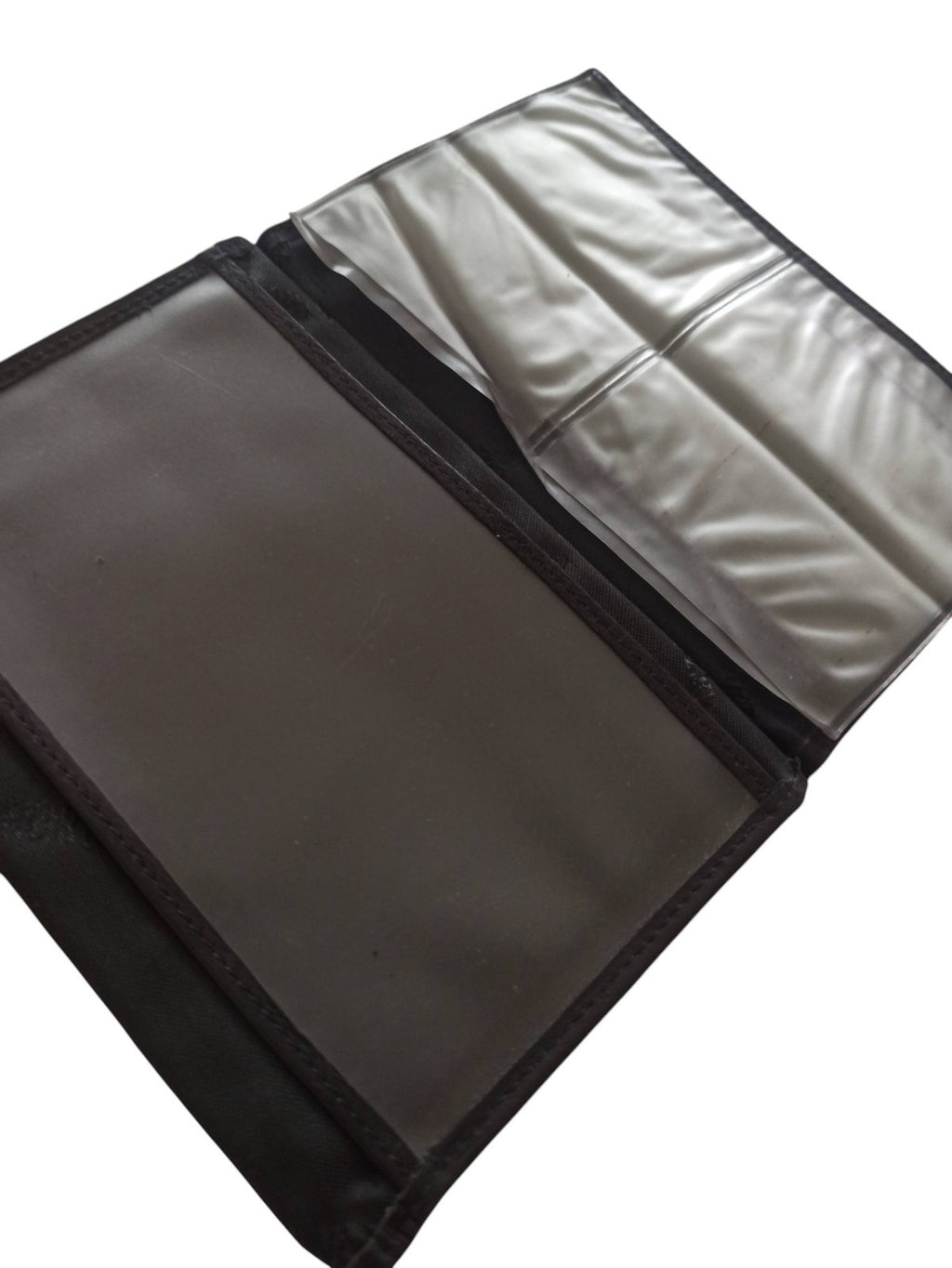 Portefeuille vintage Arthur & Aston cuir noir, porte-cartes, accessoire homme