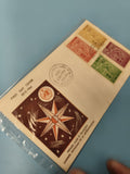 Ancienne enveloppe FDC Vietnam timbres colorés Journée météorologie 1964