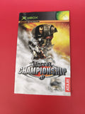 Notice originale seule pour jeu vidéo Unreal Championship sur Xbox, manuel offic