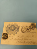 Carte postale ancienne Les Annales illustrée timbrée vintage Salles-d?Angles