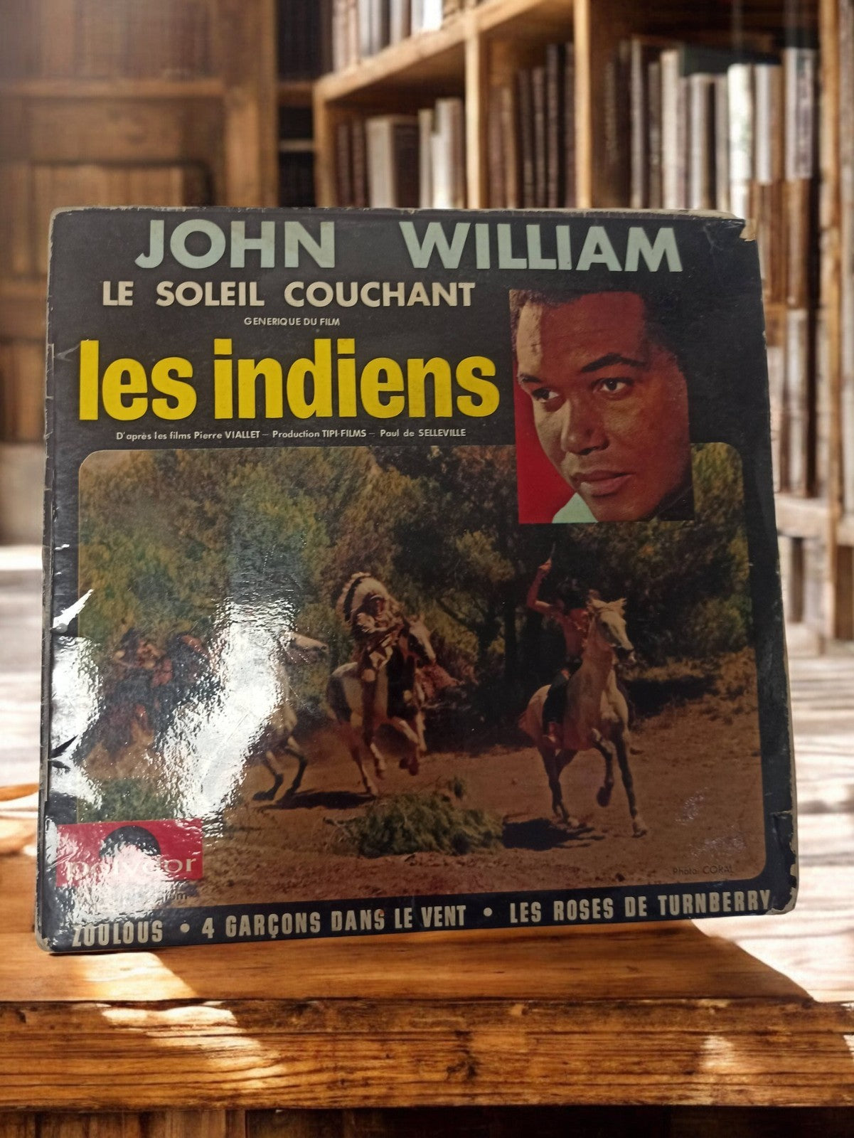 Vinyle 45 tours John William Les Indiens ancien rétro chanson française Polydor