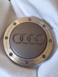 Enjoliveur Audi ancien, cabochon de roue vintage, accessoire auto d'occasion
