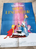 Poster Walt Disney Merlin l'Enchanteur film animation affiche cinéma Technicolor