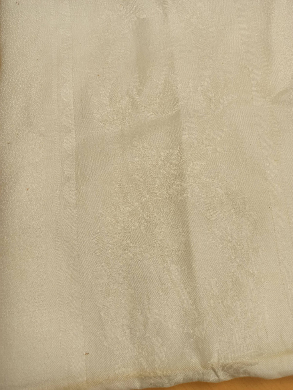 Drap de lit ancien brodé ancres XIXe vintage, linge rétro collection rare