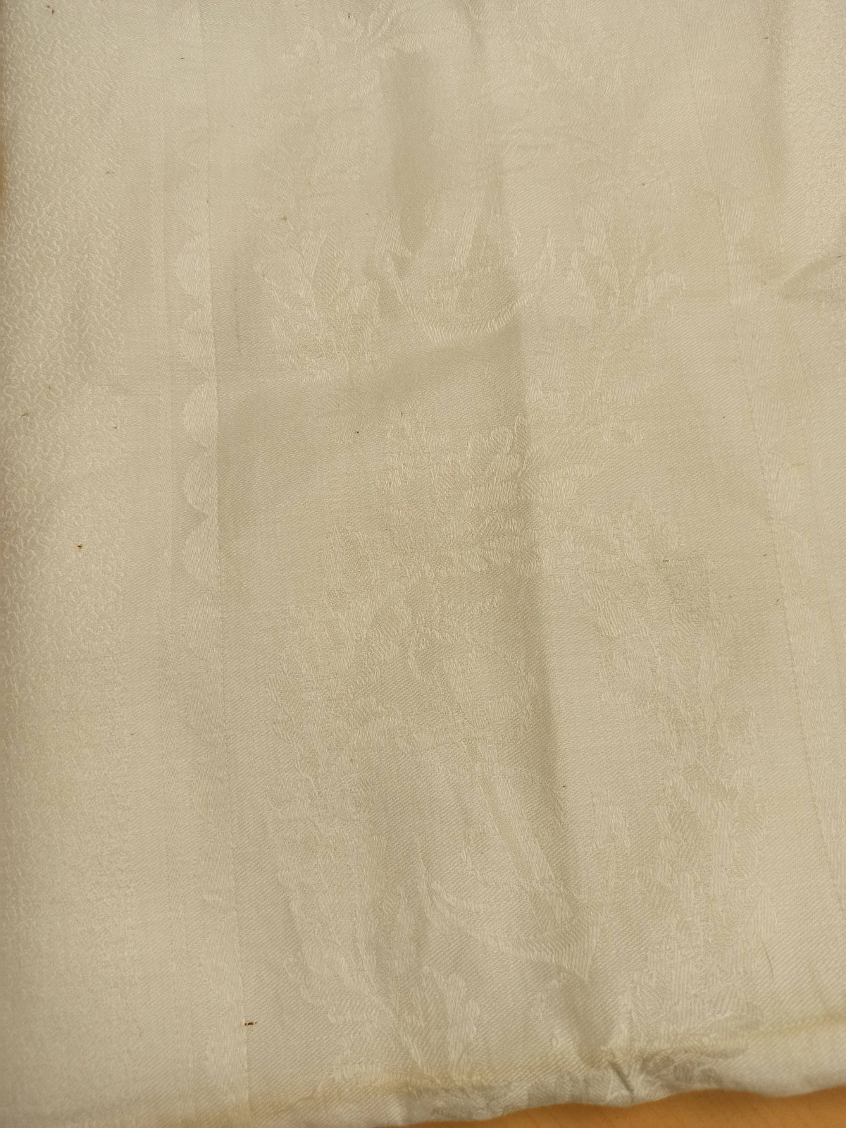 Drap de lit ancien brodé ancres XIXe vintage, linge rétro collection rare