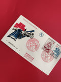 Lettre Premier Jour Croix-Rouge Marseille 1966 timbres oblitérés philatélie FDC