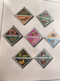 Timbres anciens neufs Mali papillons série complète, timbre-taxe, années 60
