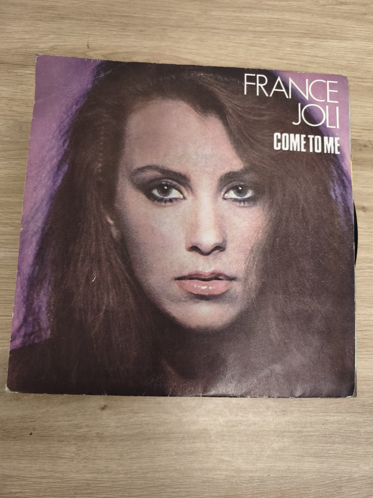 Vinyle 45 tours France Joli Come To Me pochette violette