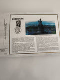 Feuillet CEF Cordouan phare timbre 3,50 F oblitéré illustration Jacques Gauthier