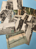 Lot cartes postales anciennes CPA divers lieux France, noir et blanc & couleur