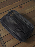 Sac trousse vintage cuir