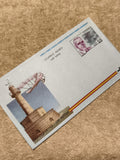 Aerogramme Espagne avion phare timbre 55 pesetas philatélie air mail (Ref 27)