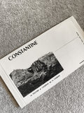 CPA Constantine Le Rocher Caserne Casbah Algérie carte postale noir et blanc