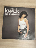 Vinyle 45T The Knack My Sharona pochette illustrée écriture visible (Ref 1)
