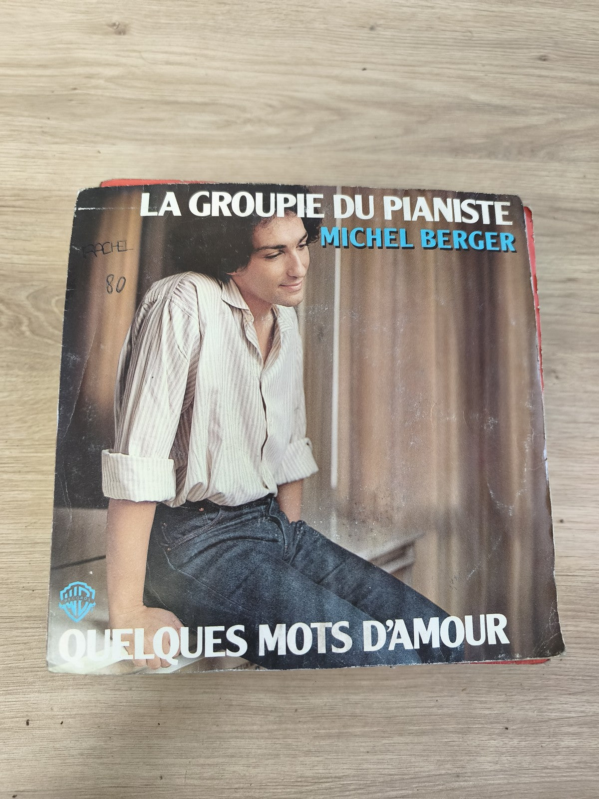 Vintage 45T Michel Berger La Groupie du Pianiste Quelques mots d?amour pochette