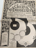 Ancien journal broderie Le Journal des Brodeuses 1953 motif vintage Lyon
