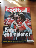 Magazine France Football 6 mai 1997 vintage Monaco champions collector