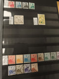 Timbres Turquie Cumhuriyeti oblitérés lot différents motifs couleurs philatélie