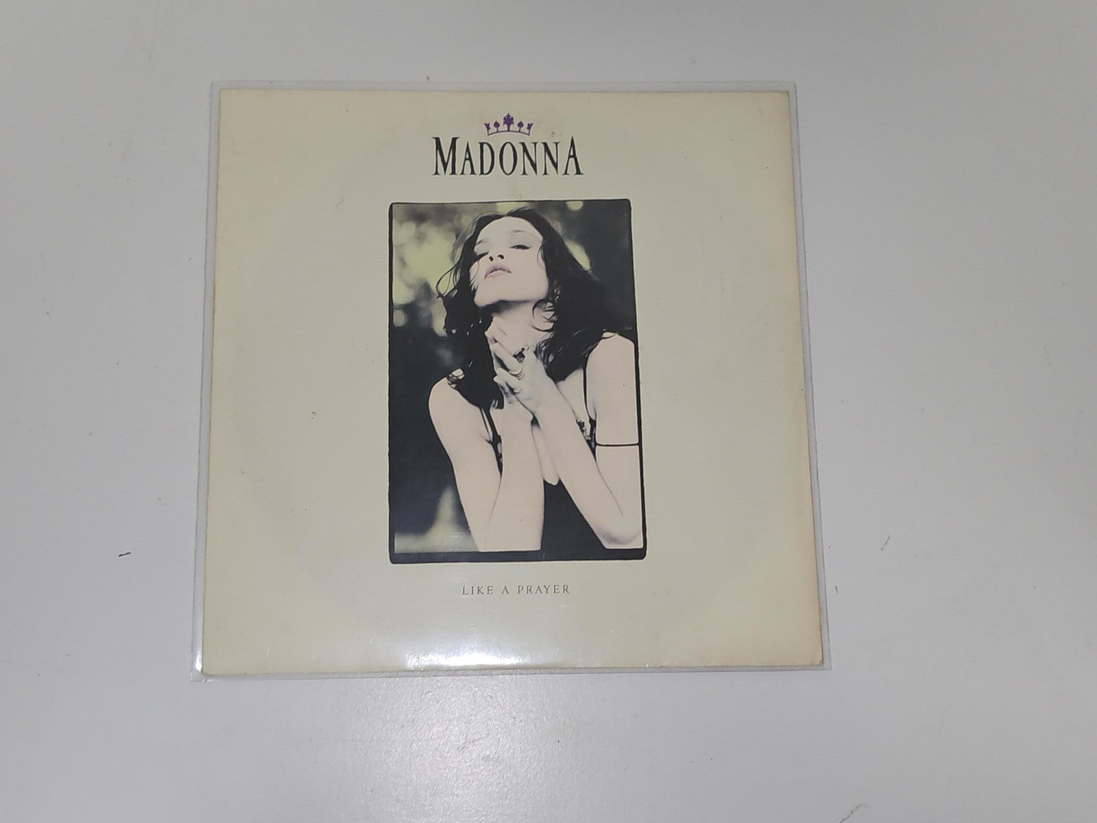 Vinyle 45 tours ancien Madonna rétro vintage, disque collector très bon état