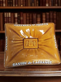Cendrier publicitaire Gaston de Lagrange vintage Cognac bistrot déco bar