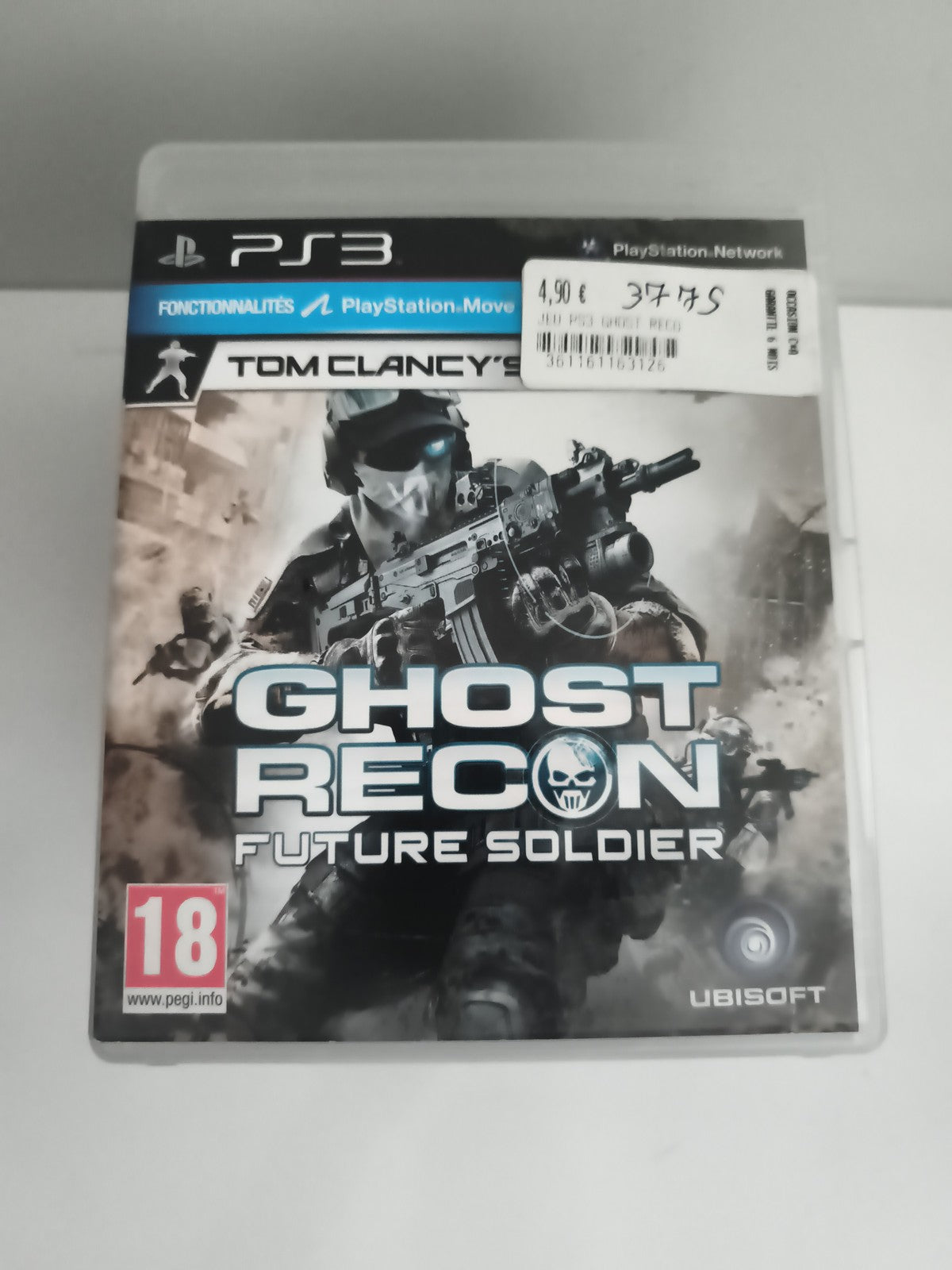 Jeu PS3 Ghost Recon Future Soldier PlayStation Ubisoft FPS