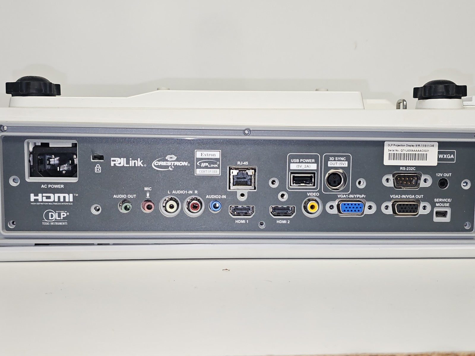Projecteur vidéo Optima HS pour pièces détachées ou réparation, vendu en l'état