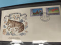 Enveloppe premier jour Dominica 1986 LUPUS timbres Halley's Comet illustration l