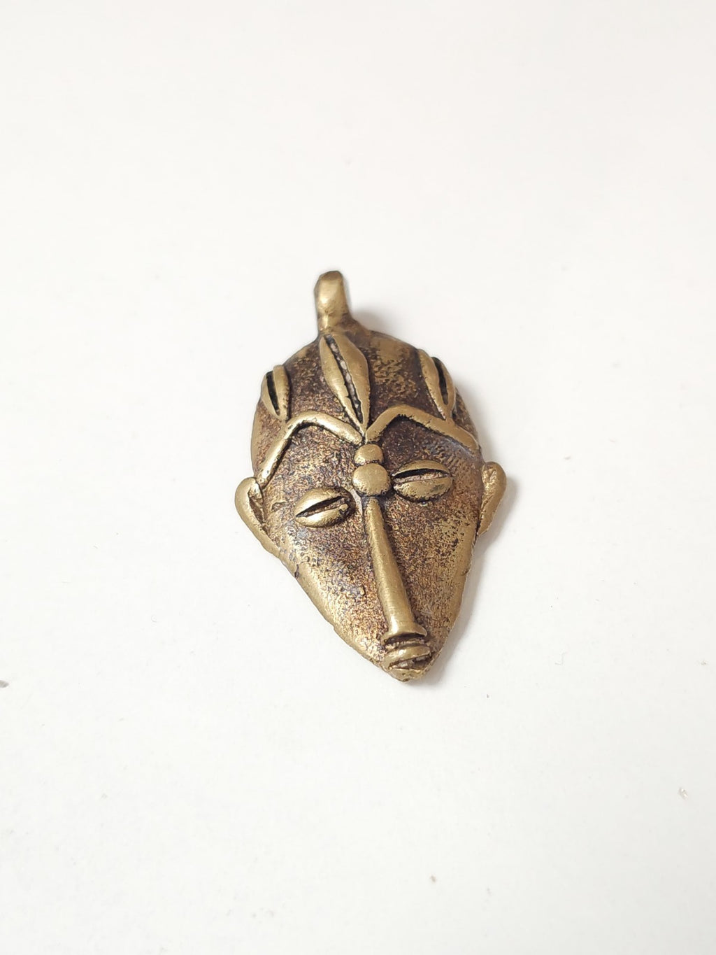Ancien pendentif africain vintage, bijou ethnique rétro, grande taille collectio