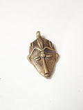 Ancien pendentif africain vintage, bijou ethnique rétro, grande taille collectio