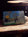Carte téléphonique vintage Télécarte 120 puce, motif maison campagne