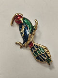 Broche rétro ancienne fantaisie vintage, bijou d'occasion pour collectionneur