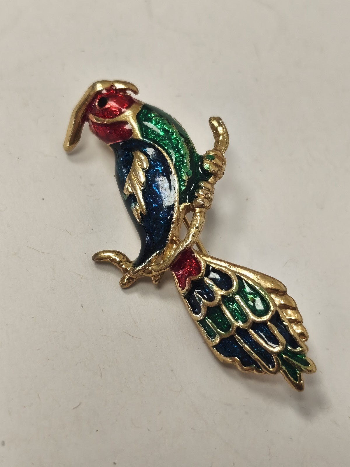 Broche rétro ancienne fantaisie vintage, bijou d'occasion pour collectionneur