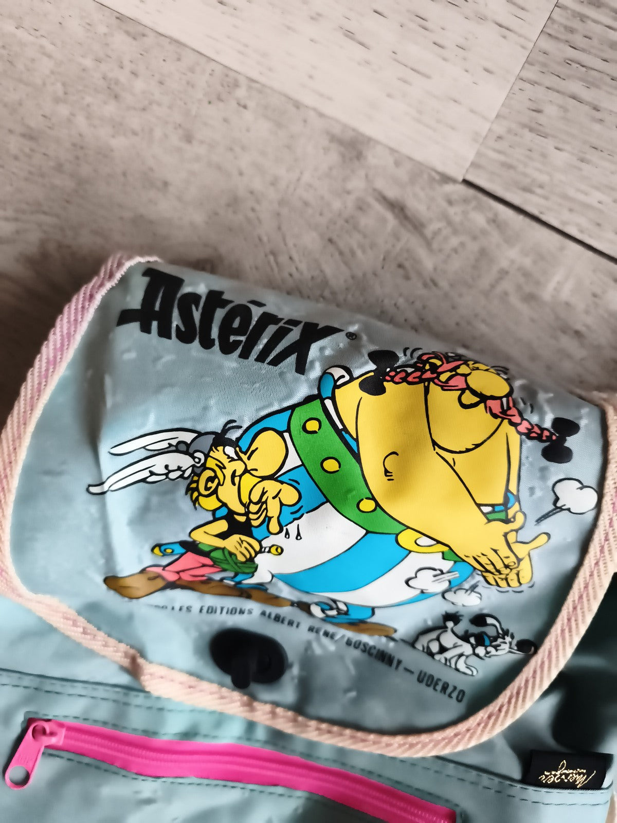 Sac à dos vintage Astérix 1990 parc Astérix dessin Obélix enfant rétro