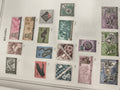 Timbres Rwanda République Rwendaise thématiques animaux, sports, Expo, Mexico 68