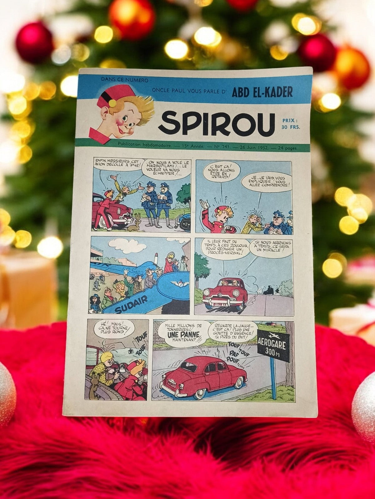 Magazine Spirou n°741 1952 BD hebdomadaire édition rétro Abd El-Kader