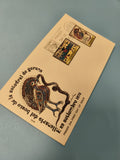 Enveloppe FDC timbre Espagne 1978 premier jour émission Girona motif oiseau