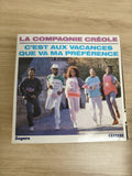 Vinyle 45T La Compagnie Créole C'est aux vacances que va ma préférence pochette