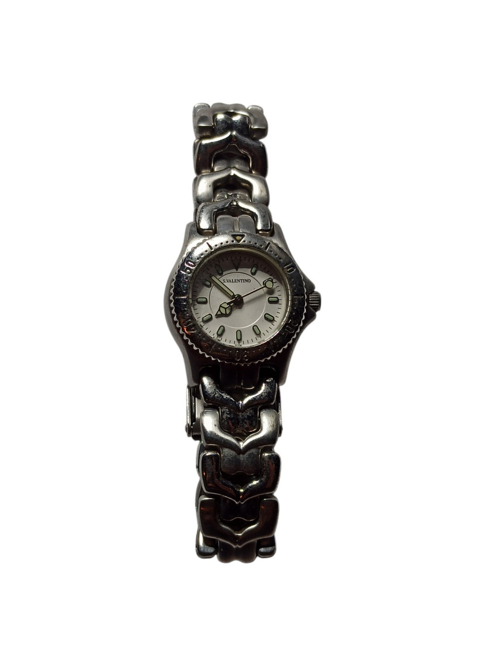 Montre femme S.Valentino SL101 bracelet métal argenté à pile à changer